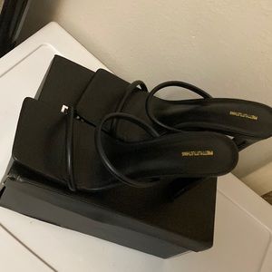 Pretty Little Things Black Heels